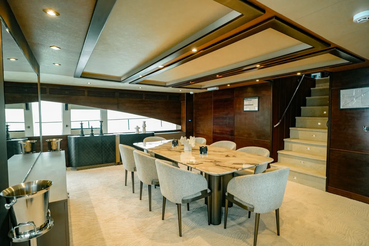 Stardom, a Luxury Luxury Motor Yacht yacht at Dubai Harbour, United Arab Emirates