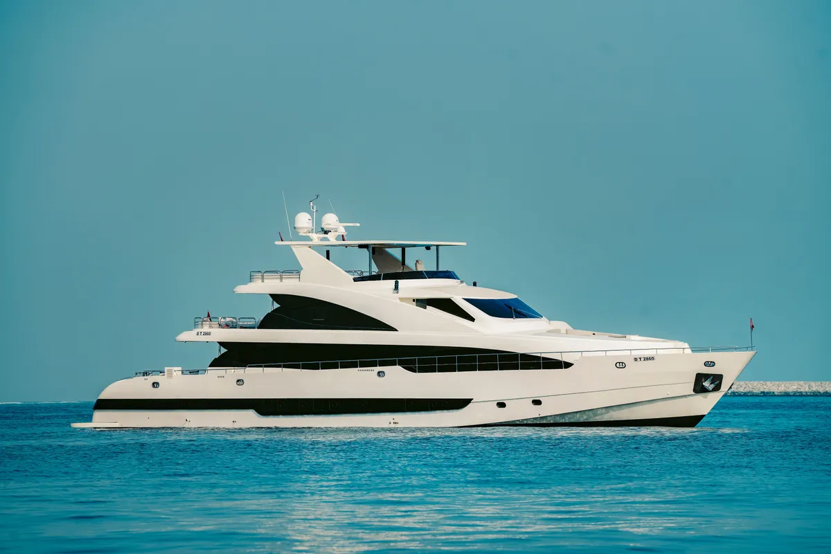 Stardom, a Luxury Luxury Motor Yacht yacht at Dubai Harbour, United Arab Emirates