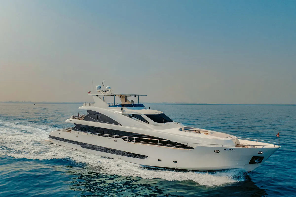 Stardom, a Luxury Luxury Motor Yacht yacht at Dubai Harbour, United Arab Emirates
