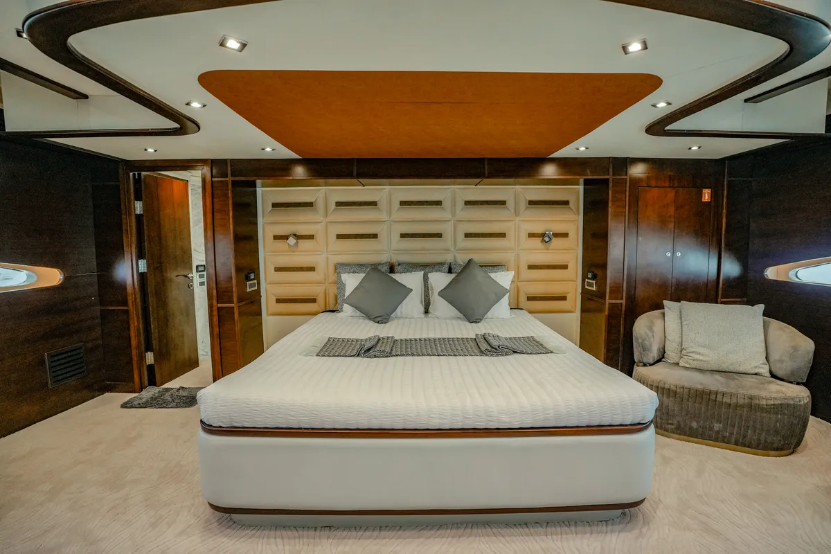 Stardom, a Luxury Luxury Motor Yacht yacht at Dubai Harbour, United Arab Emirates