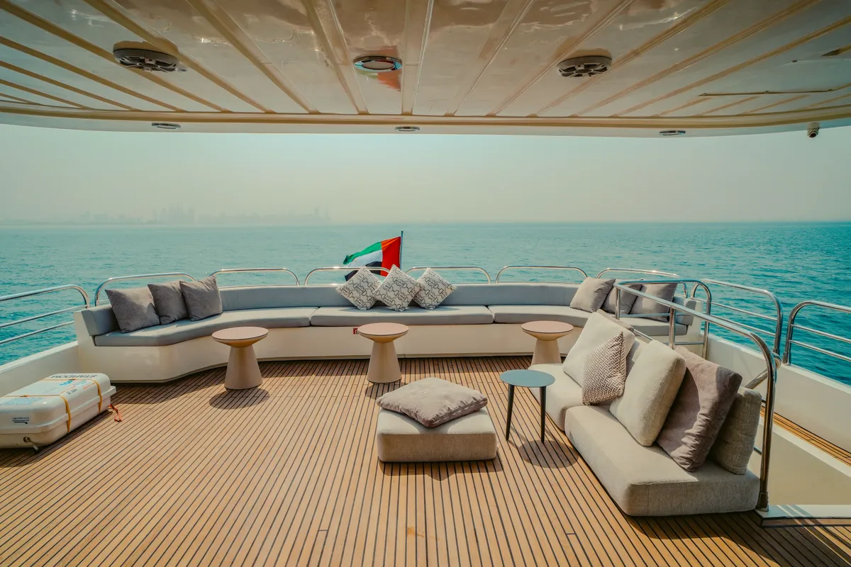 Stardom, a Luxury Luxury Motor Yacht yacht at Dubai Harbour, United Arab Emirates
