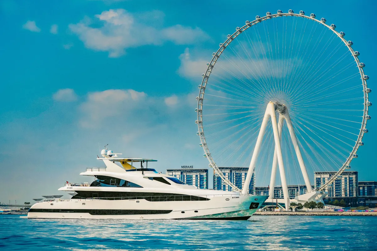 Stardom, a Luxury Luxury Motor Yacht yacht at Dubai Harbour, United Arab Emirates