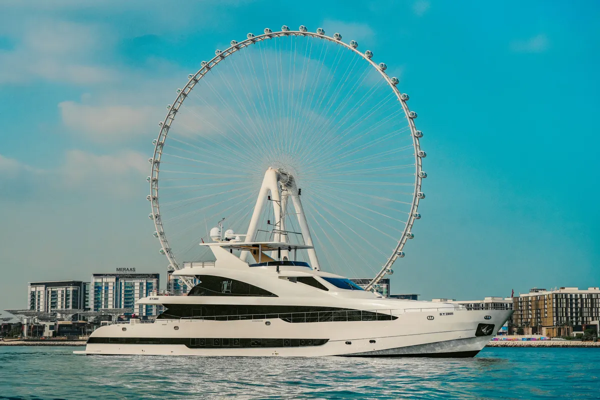 Stardom, a Luxury Luxury Motor Yacht yacht at Dubai Harbour, United Arab Emirates