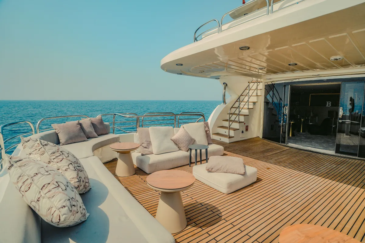 Stardom, a Luxury Luxury Motor Yacht yacht at Dubai Harbour, United Arab Emirates
