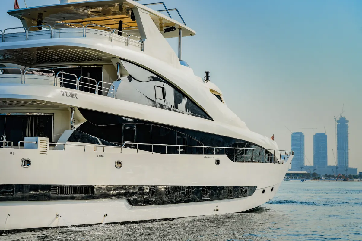Stardom, a Luxury Luxury Motor Yacht yacht at Dubai Harbour, United Arab Emirates