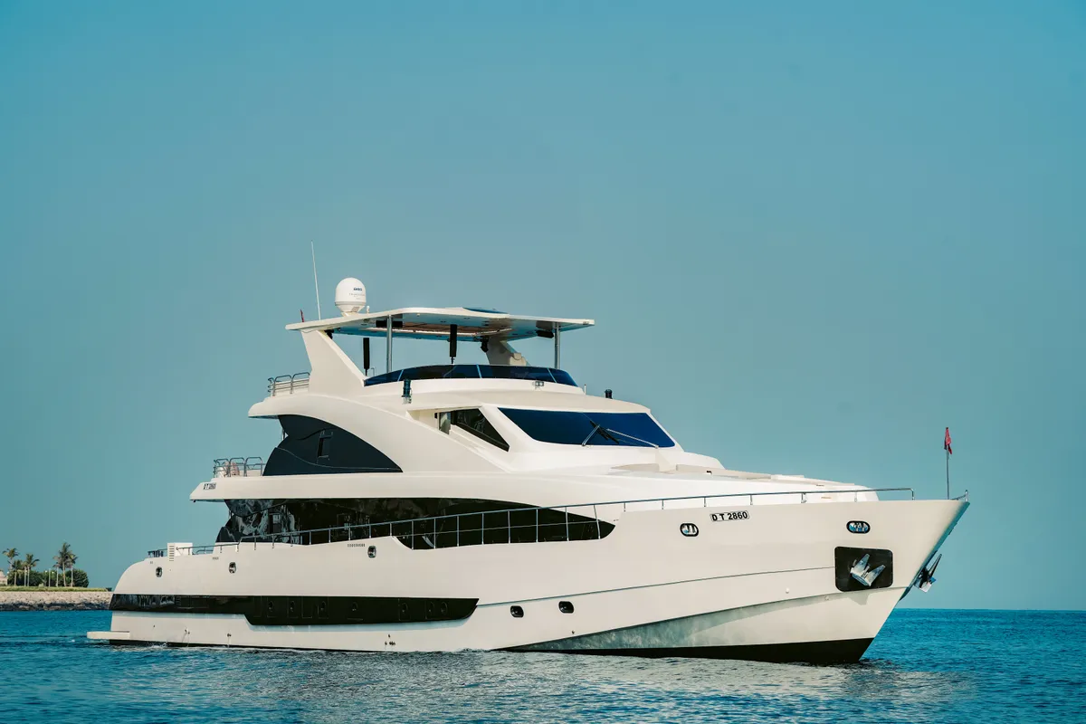 Stardom, a Luxury Luxury Motor Yacht yacht at Dubai Harbour, United Arab Emirates