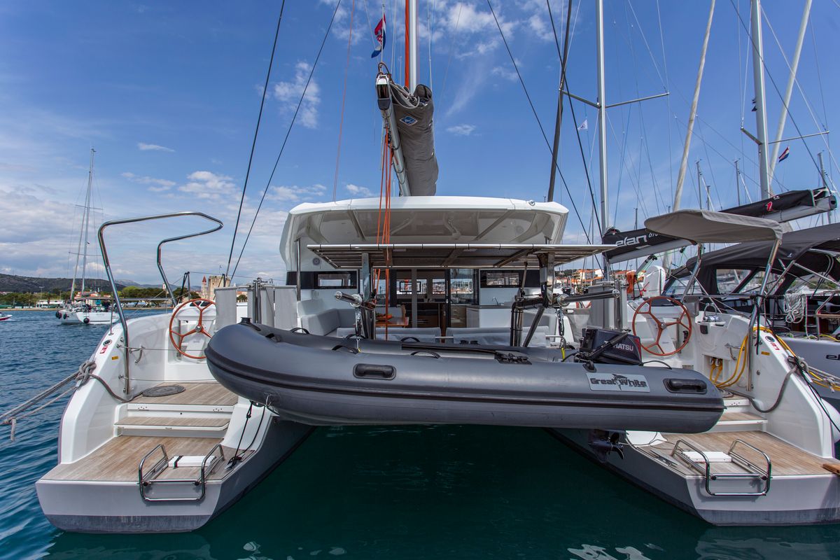 White Lotus, a Excess 15 catamaran at Mytikas, Greece