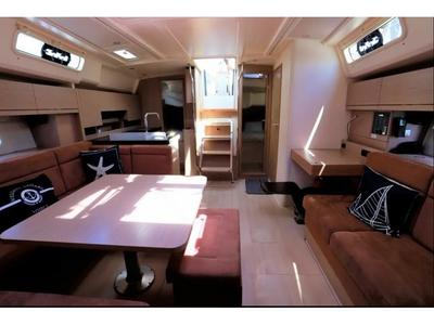 Salon of AF-H458, a Hanse Yachts Hanse 458 sailboat at Athens, Greece