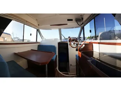 Salon of Danora, a SAS - Vektor Adria Event 850 motorboat at Grad Biograd na Moru, Croatia