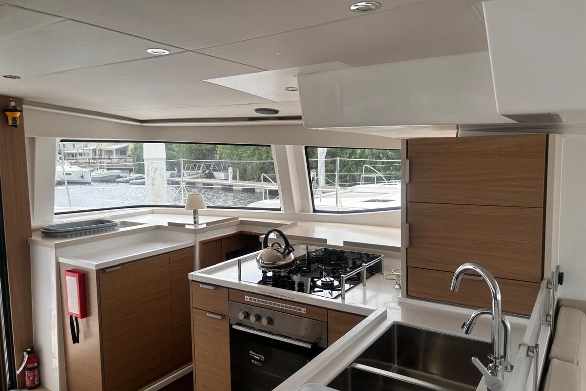 Tooth Ferry, a Bali 4.8 catamaran at Road Town, British Virgin Islands