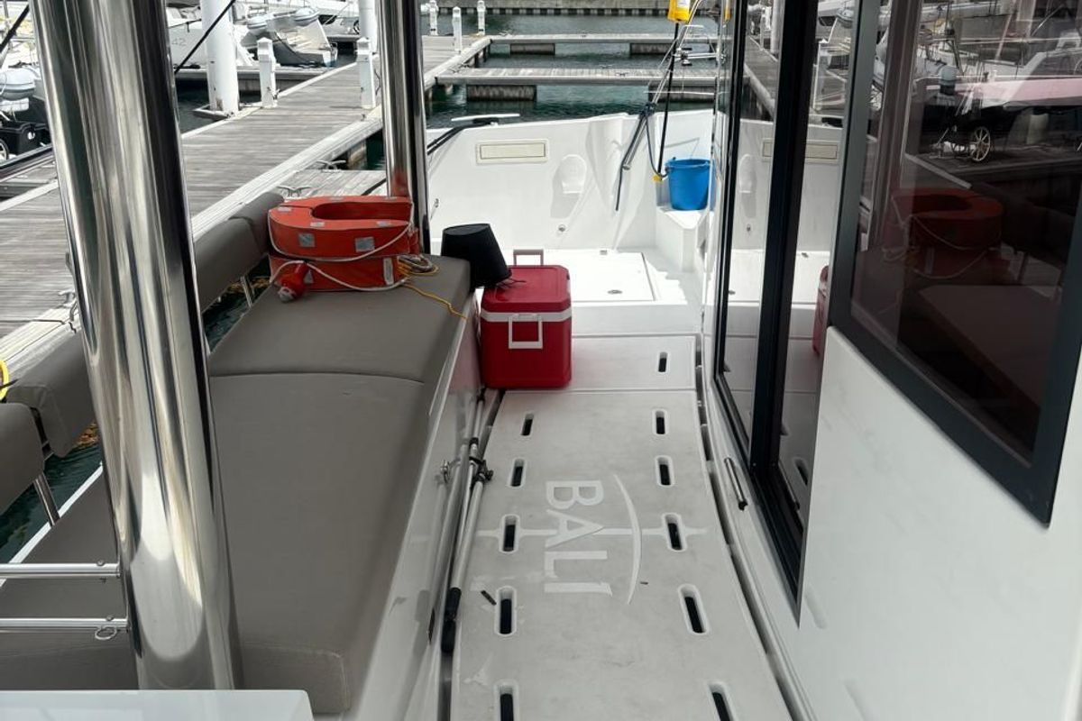 Tooth Ferry, a Bali 4.8 catamaran at Road Town, British Virgin Islands