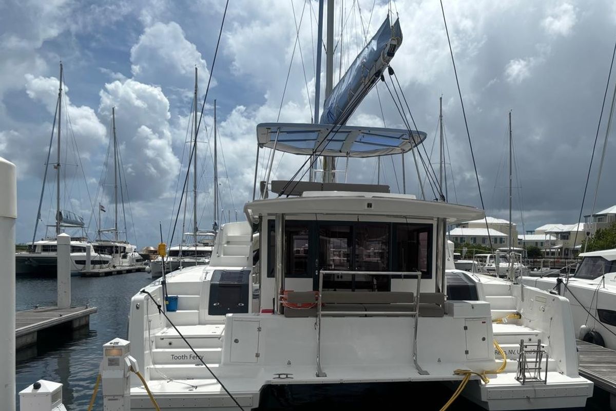 Tooth Ferry, a Bali 4.8 catamaran at Road Town, British Virgin Islands