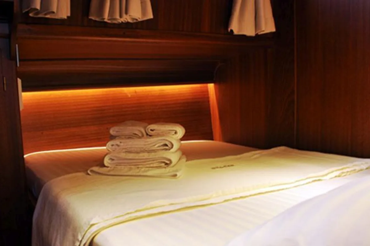 Cabin on Neptun, a Custom Made Neptun yacht at Bodrum, Turkey
