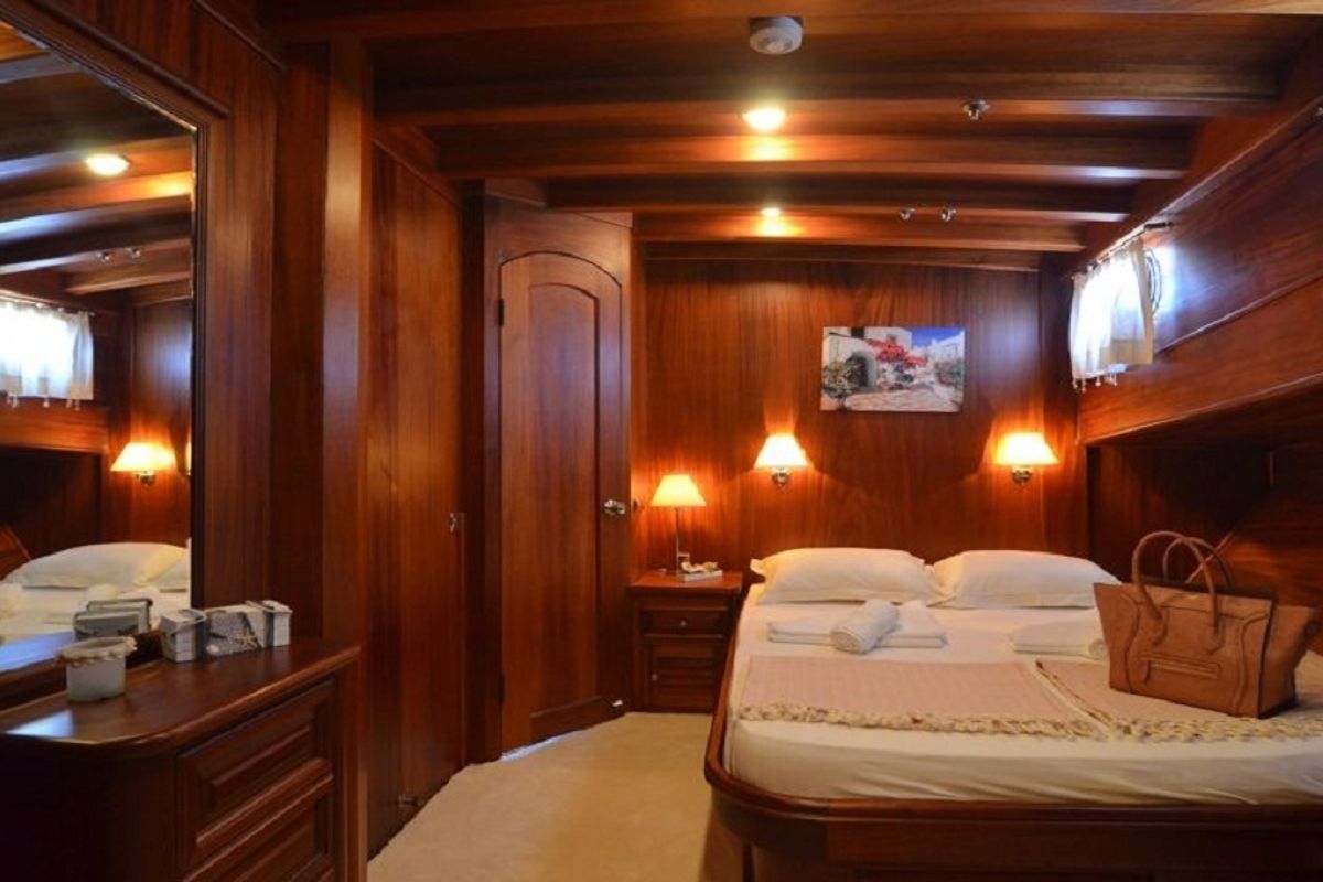 Cabin on Smyrna, a Custom Made Smyrna yacht at Bodrum, Turkey