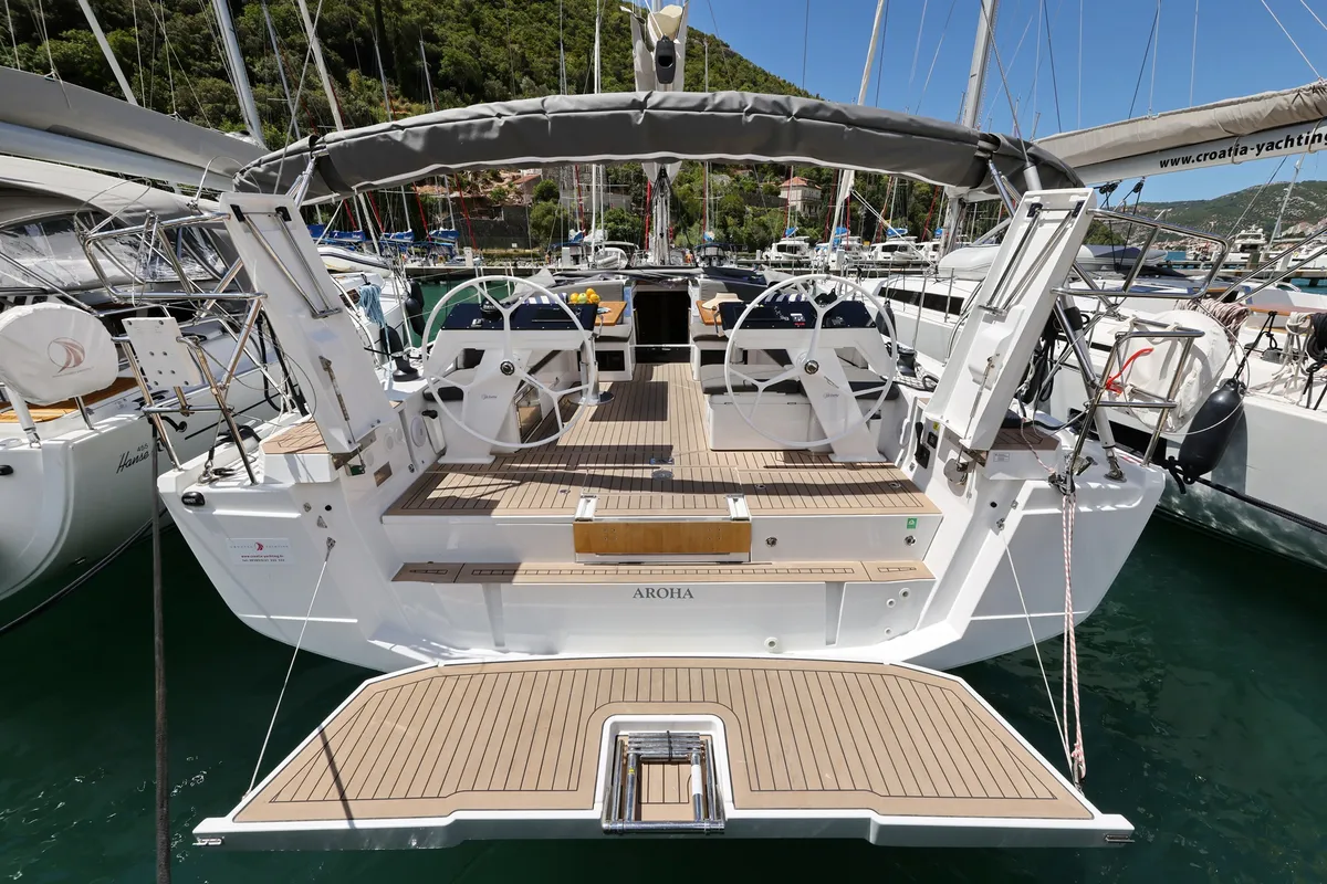Aroha, a Hanse Yachts Hanse 460 sailboat at Dubrovnik, Croatia