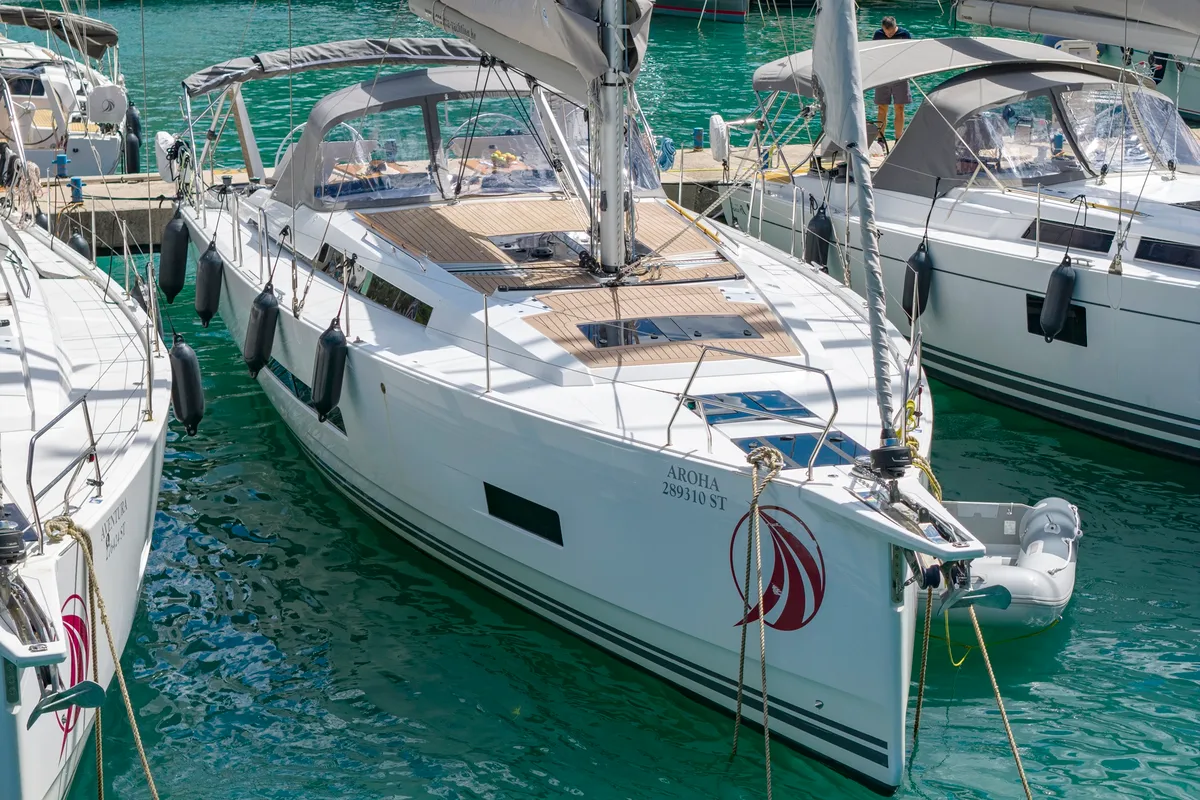 Aroha, a Hanse Yachts Hanse 460 sailboat at Dubrovnik, Croatia