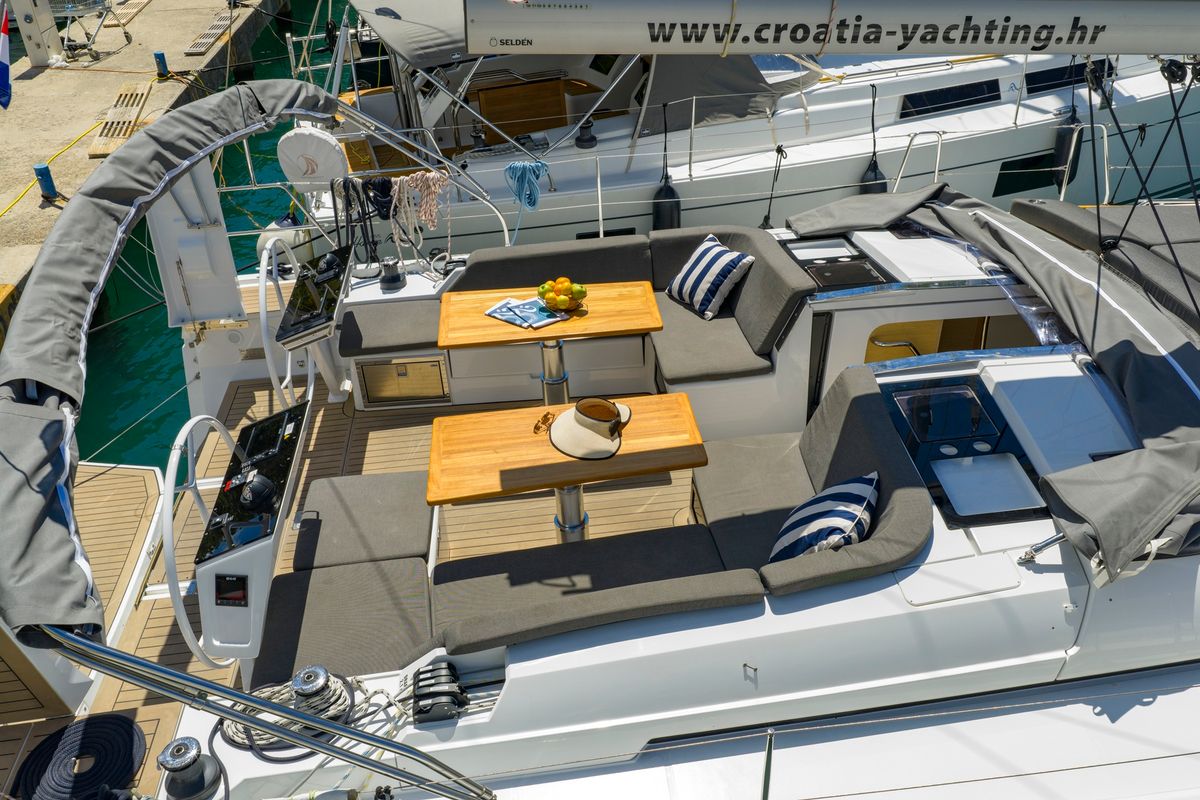 Aroha, a Hanse Yachts Hanse 460 sailboat at Dubrovnik, Croatia