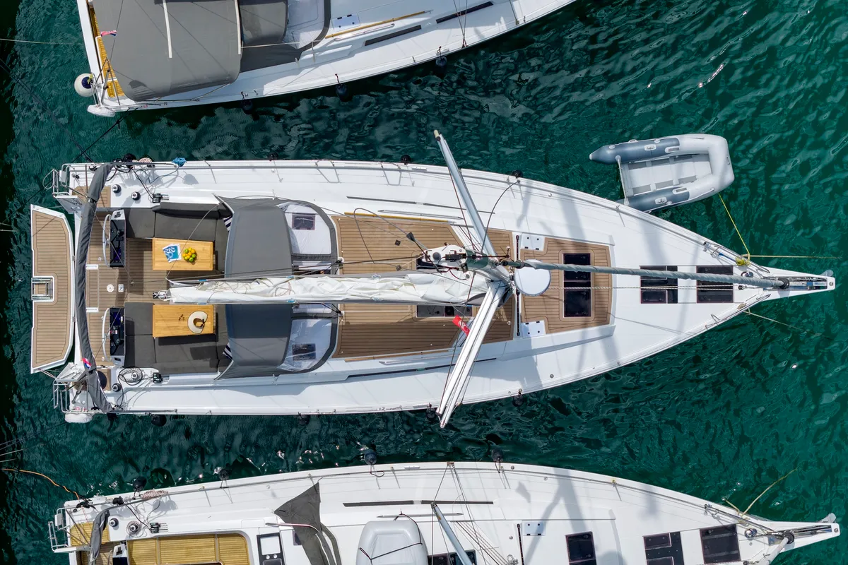 Aroha, a Hanse Yachts Hanse 460 sailboat at Dubrovnik, Croatia