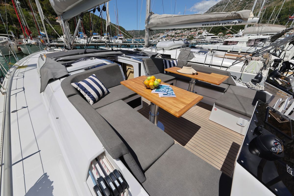Aroha, a Hanse Yachts Hanse 460 sailboat at Dubrovnik, Croatia