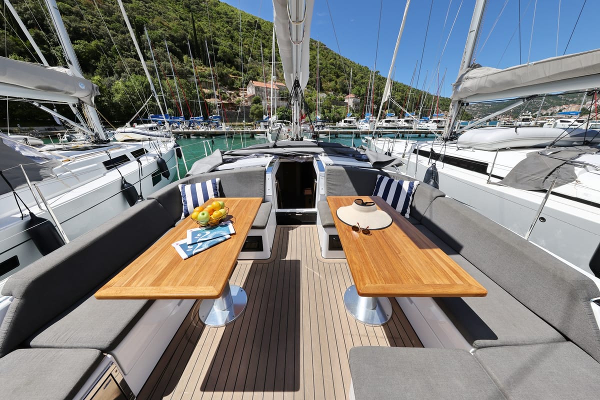 Aroha, a Hanse Yachts Hanse 460 sailboat at Dubrovnik, Croatia