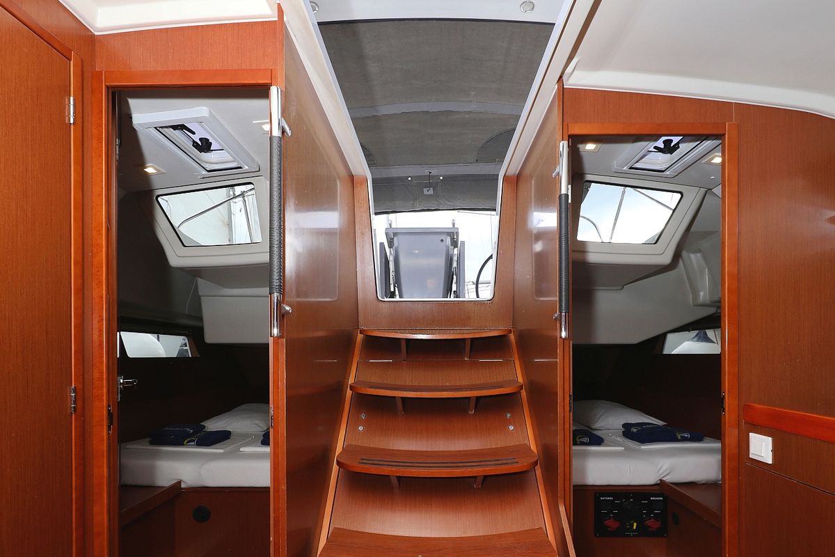 Cabin on Dream Course, a Beneteau Oceanis 41.1 sailboat at Grad Vodice, Croatia