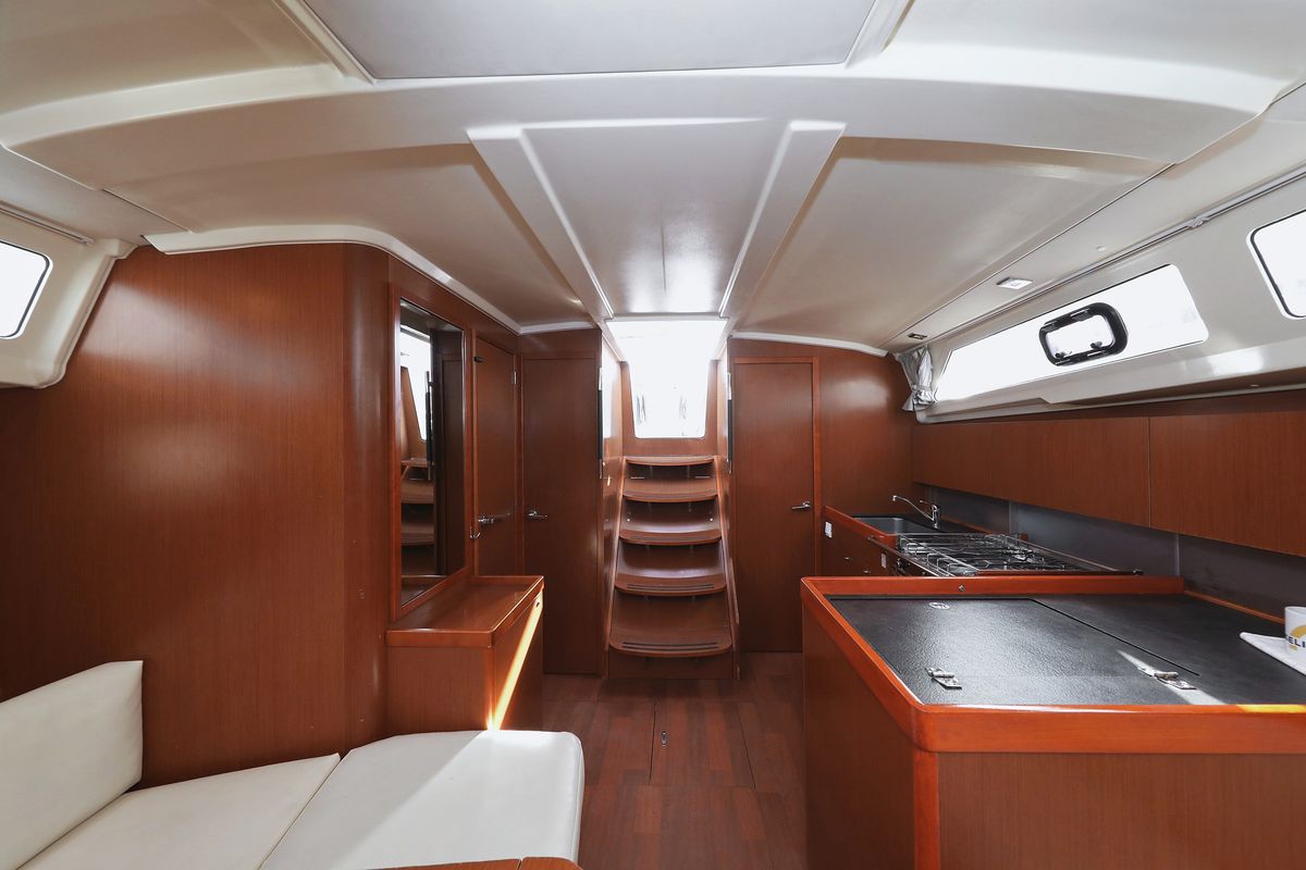 Salon of Dream Course, a Beneteau Oceanis 41.1 sailboat at Grad Vodice, Croatia