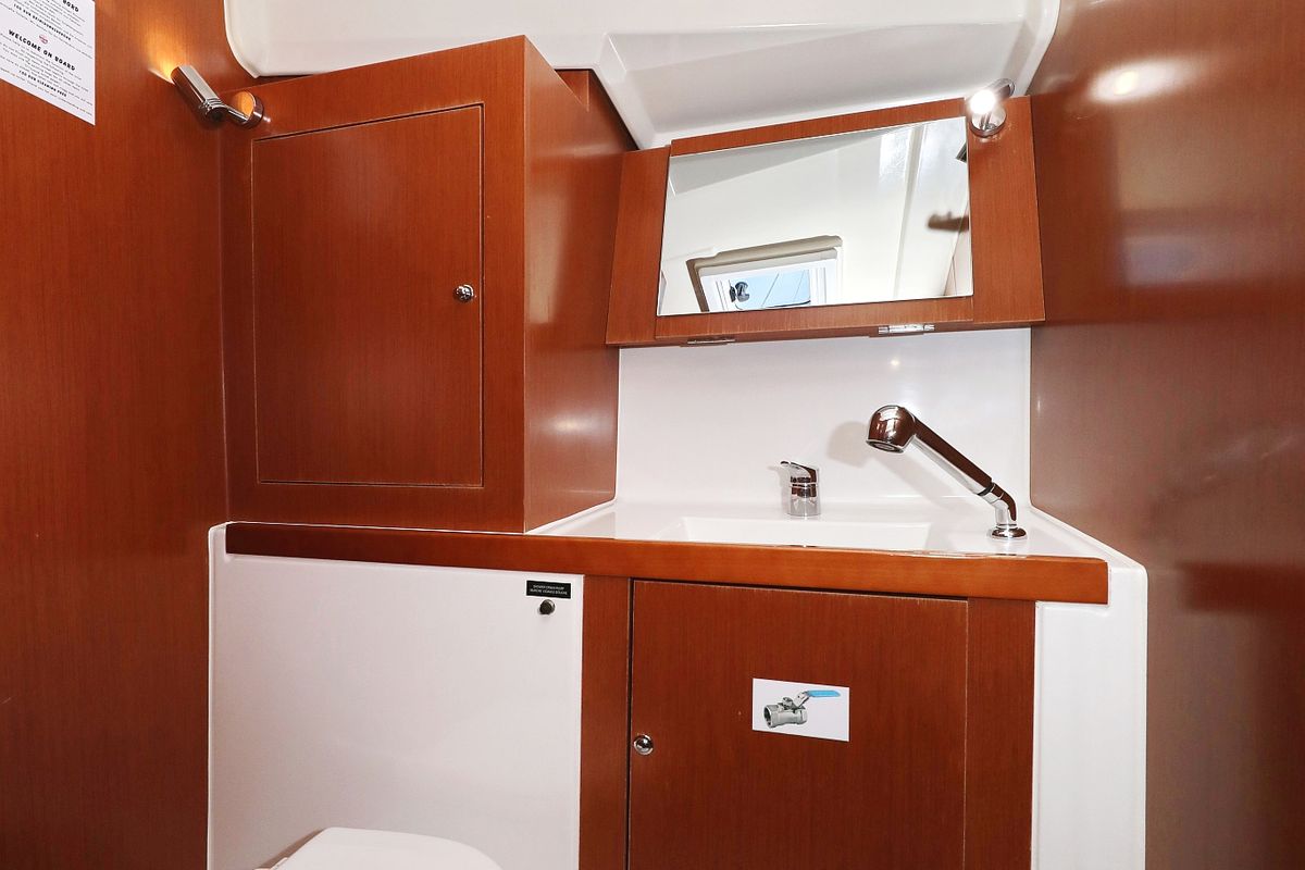 Head on Dream Course, a Beneteau Oceanis 41.1 sailboat at Grad Vodice, Croatia