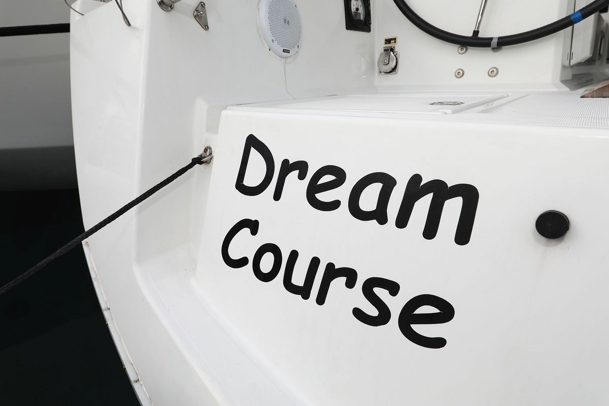 Exterior view of Dream Course, a Beneteau Oceanis 41.1 sailboat at Grad Vodice, Croatia