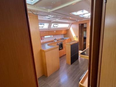 Galley of Rozerina, a Bavaria Cruiser 46 sailboat at Athens, Greece