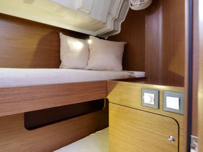 Cabin on Emma, a Beneteau Oceanis 46.1 sailboat at Puntone di Scarlino, Italy