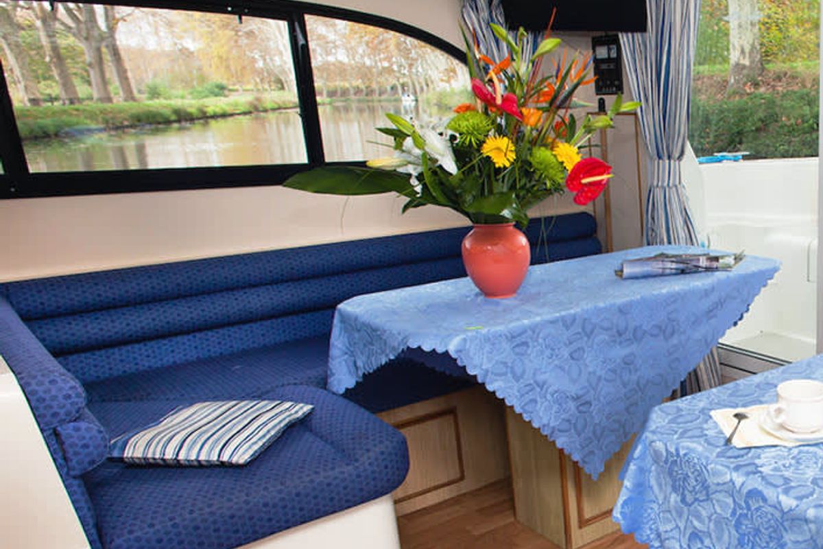 Salon of Elegance, a Cygnet Elegance motorboat at Nieuwpoort, Belgium