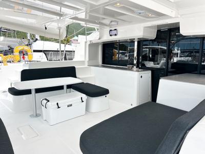 Galley of Rope The Wind, a Lagoon 46 catamaran at Road Town, British Virgin Islands