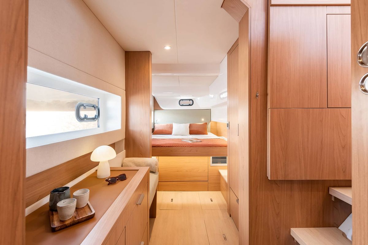 Cabin on The Maestro Cat, a Bali Catspace catamaran at Municipal Unit of Lefkada, Greece