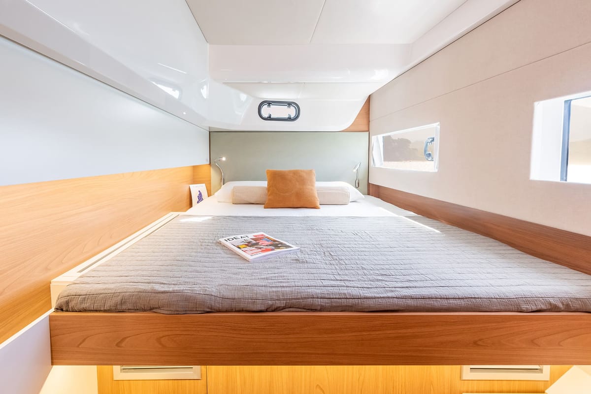 Cabin on The Maestro Cat, a Bali Catspace catamaran at Municipal Unit of Lefkada, Greece