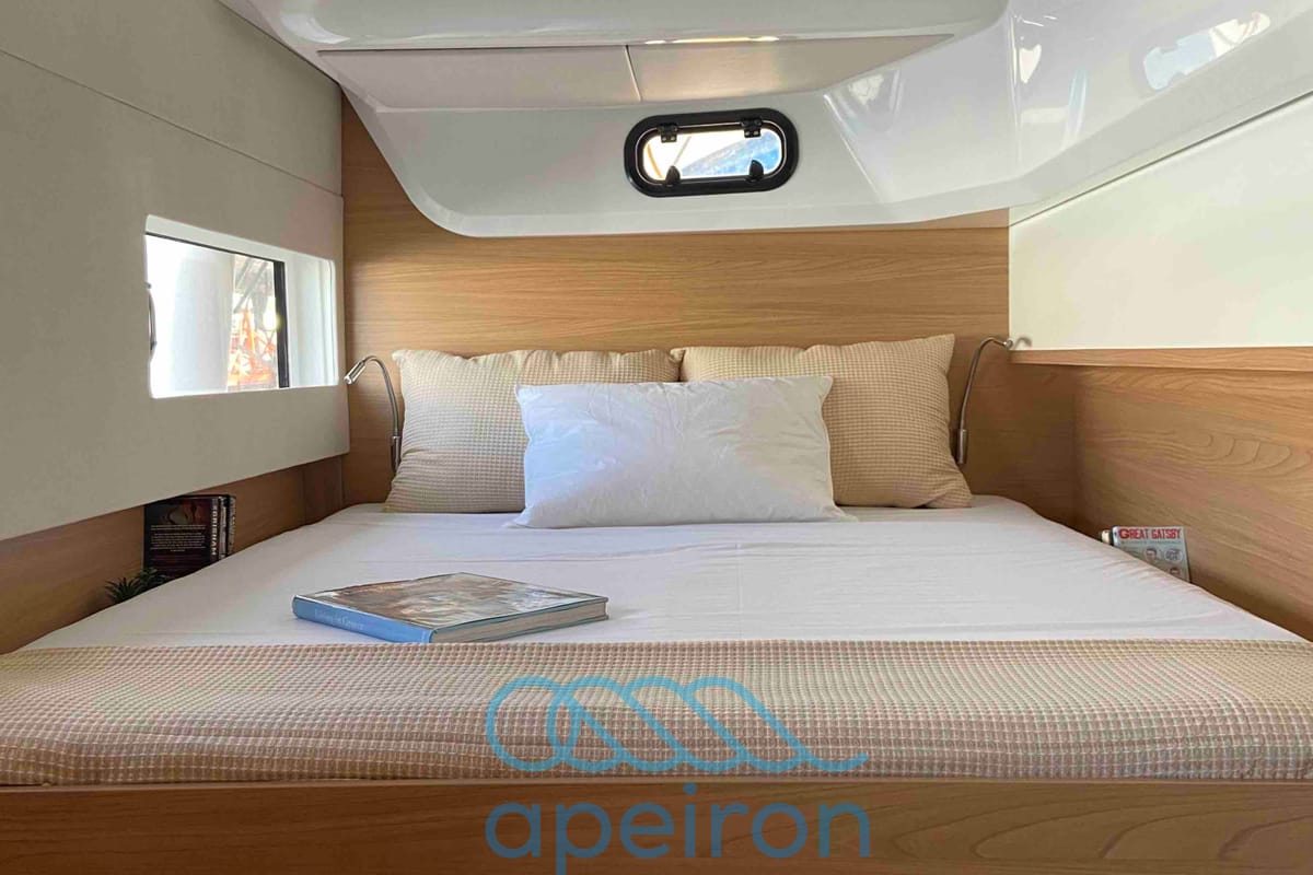 Cabin on The Maestro Cat, a Bali Catspace catamaran at Municipal Unit of Lefkada, Greece