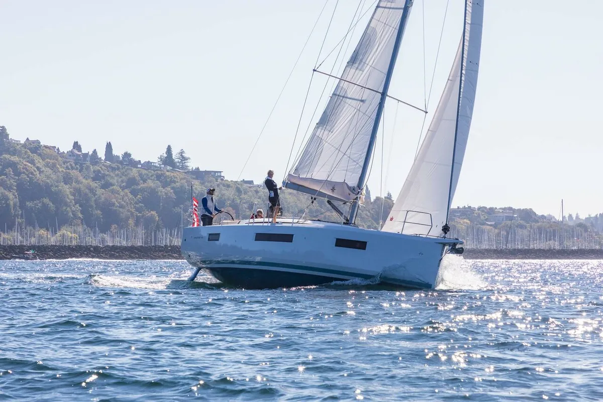 Karla, a Jeanneau Sun Odyssey 440 sailboat at Punat, Croatia