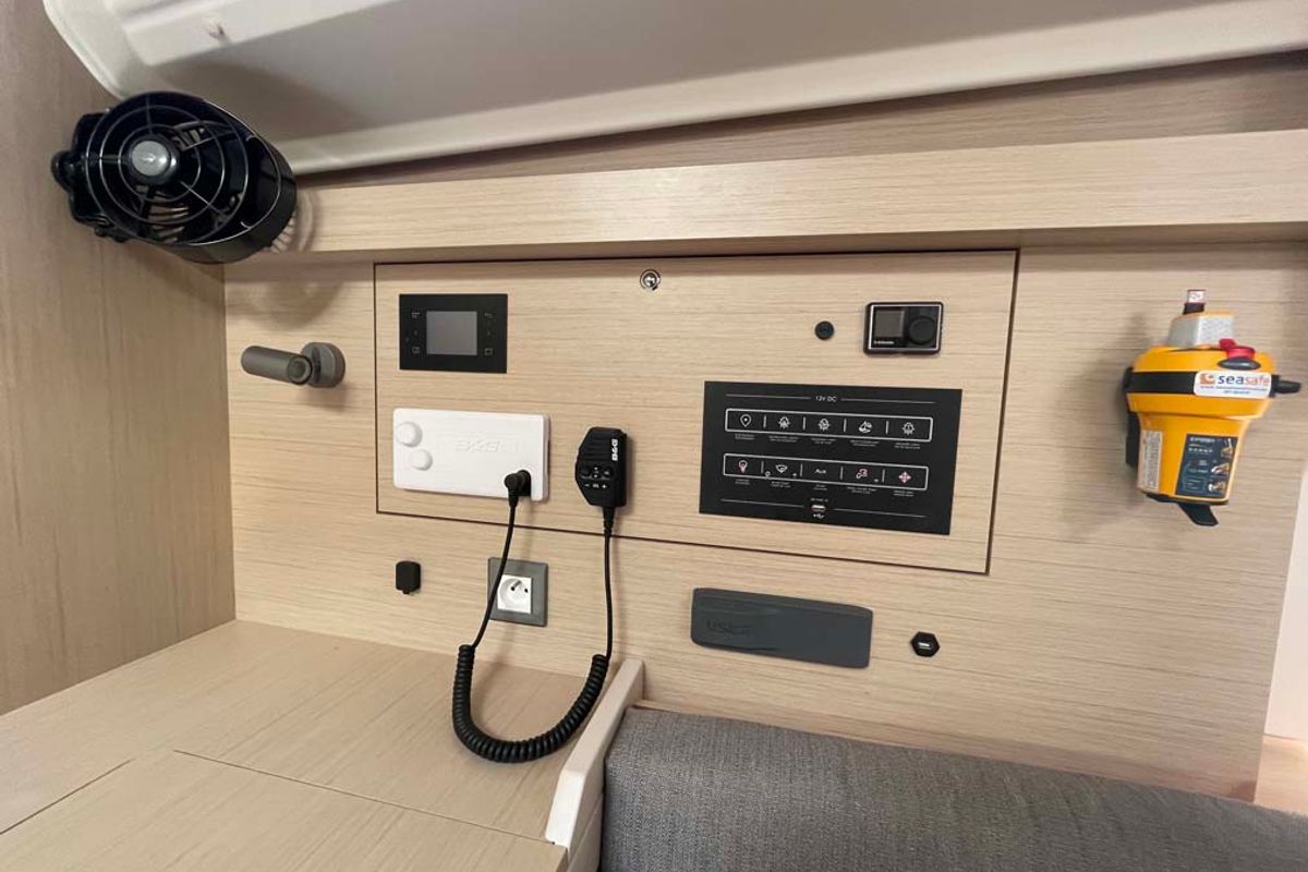 Star of the Seas, a Beneteau Oceanis 40.1 sailboat at Felanitx, Spain