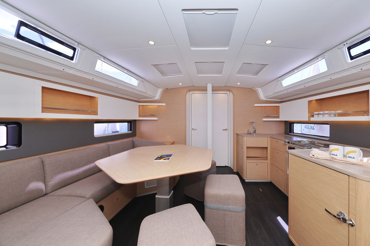 Salon of Funk, a Dufour 44 sailboat at Grad Vodice, Croatia