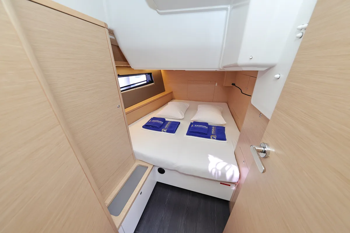 Cabin on Funk, a Dufour 44 sailboat at Grad Vodice, Croatia