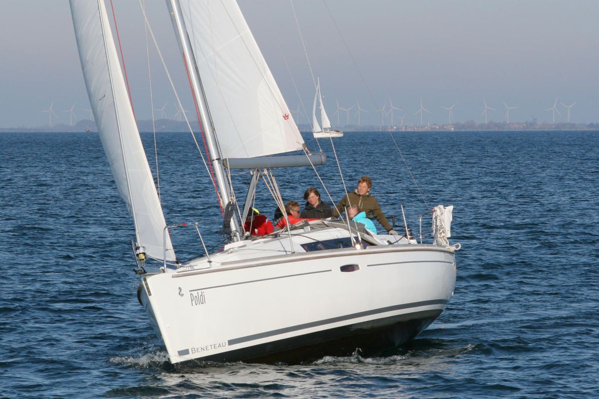 Exterior view of Poldi, a Beneteau Oceanis 31 sailboat at Heiligenhafen, Germany