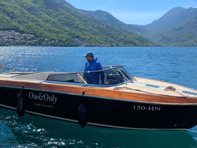 Exterior view of Nera, a Gulet Motorboat motorboat at Herceg Novi, Montenegro