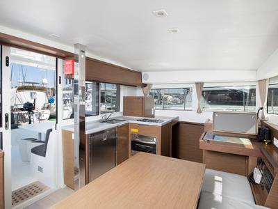 Galley of Mare Negroni, a Lagoon 40 catamaran at Općina Medulin, Croatia