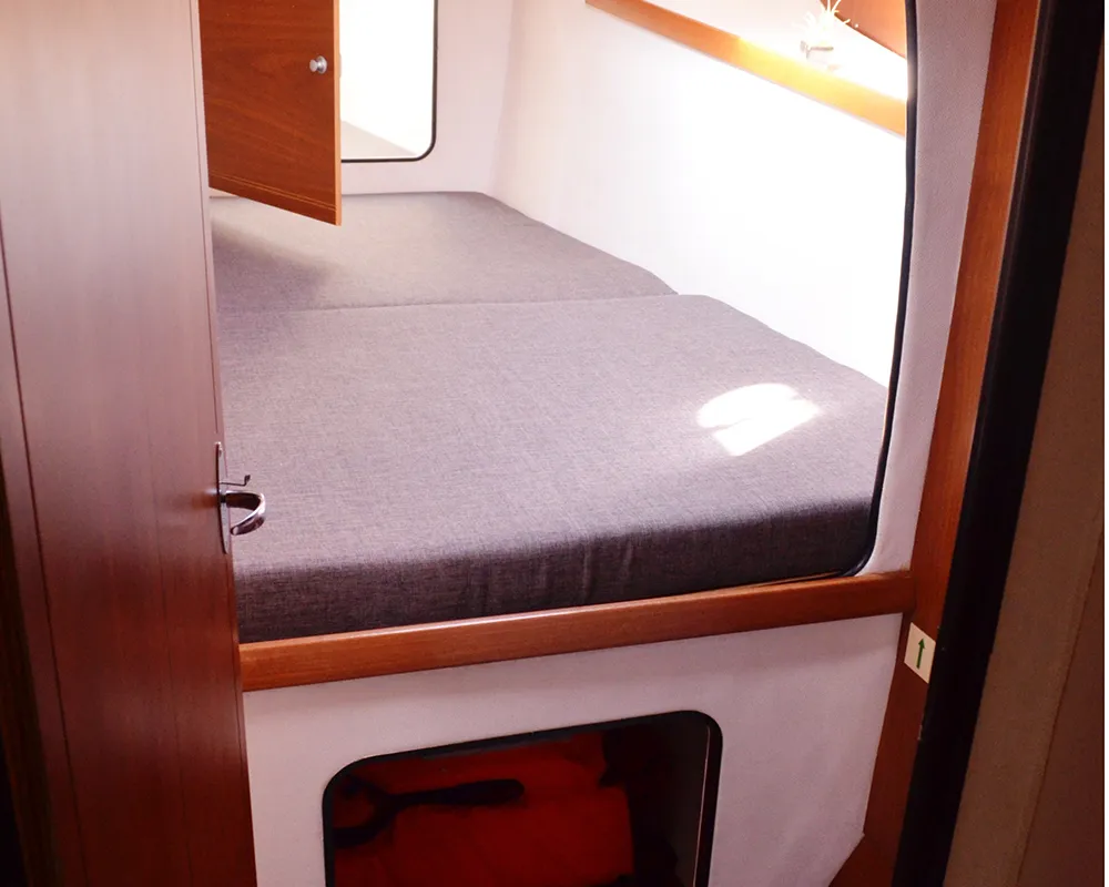 Cabin on North Cat 1, a Fountaine Pajot Athena 38 catamaran at Volos Municipality, Greece