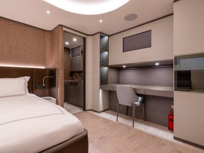 Cabin on Good Life, a Gulet Custom built 183 yacht at Athens, Athens Marina, Greece