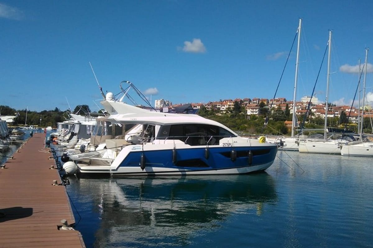 Blue Lagoon, a sailboat at Punat, Croatia