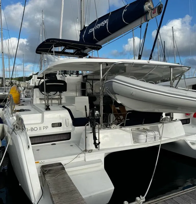 Exterior view of Star VI, a Lagoon 42 catamaran at Alameda, United States