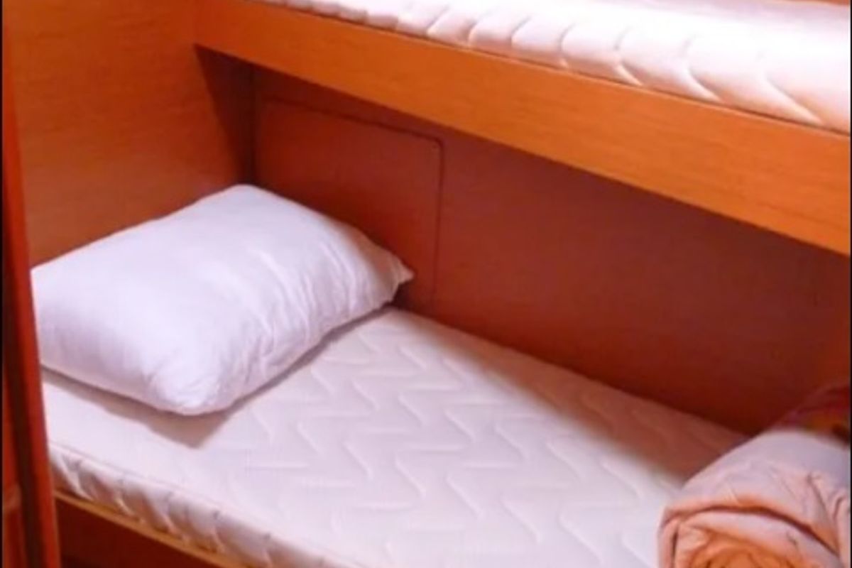 Cabin on Melody, a Jeanneau Sun Odyssey 449 sailboat at Municipal Unit of Lefkada, Greece