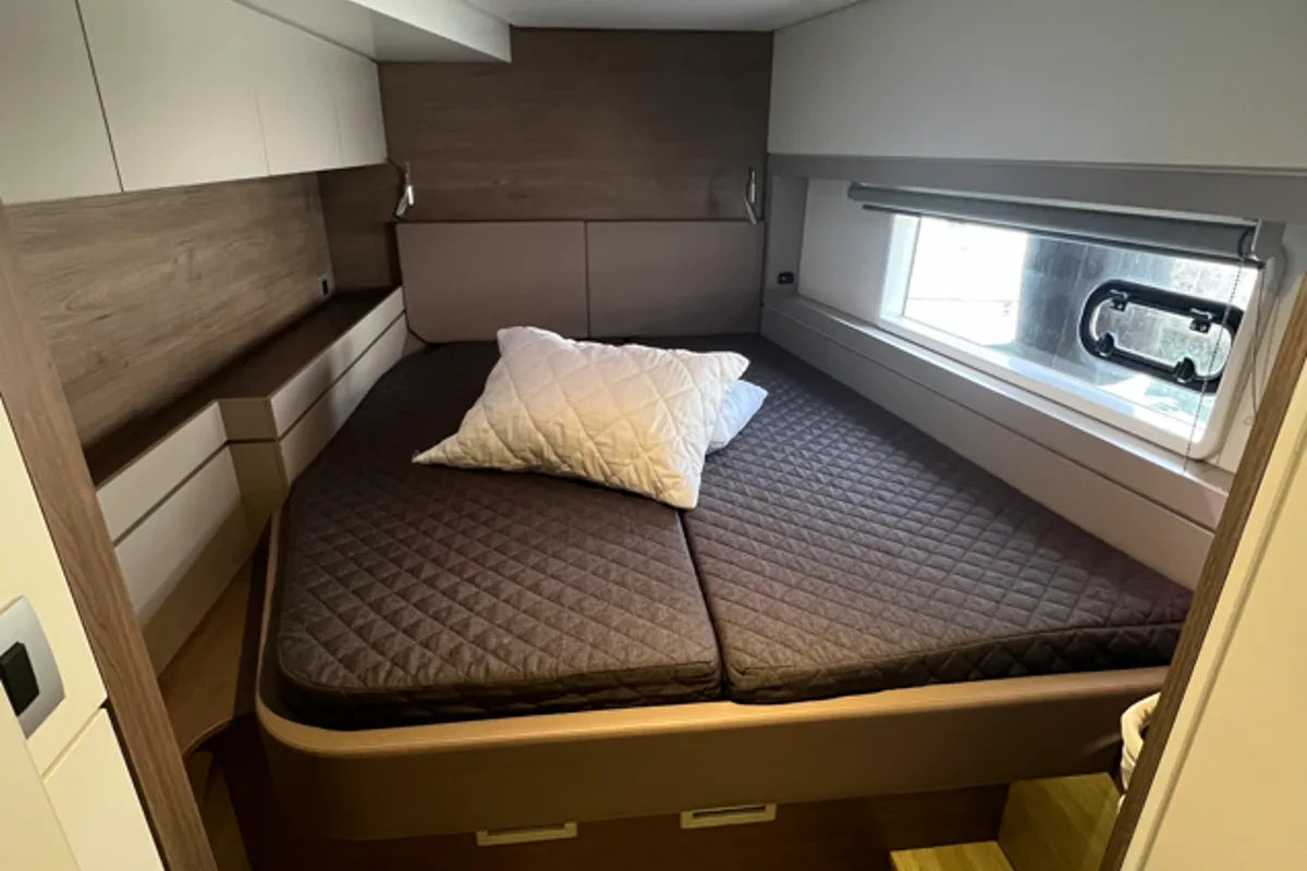 Cabin on Blue Diamond, a Bali 4.4 catamaran at Municipal Unit of Lefkada, Greece