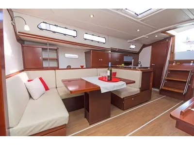 Salon of Leonessa, a Hanse Yachts Hanse 430 sailboat at Piraeus, Greece