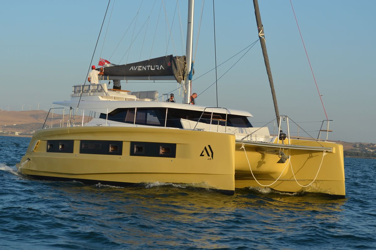 Exterior view of Premium +, a Aventura Catamarans Aventura 45 catamaran at Dénia, Spain